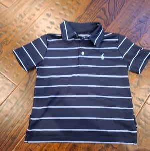 Boys blue striped Polo